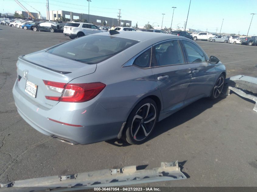 2021 HONDA ACCORD SEDAN SPORT - 1HGCV1F33MA082619