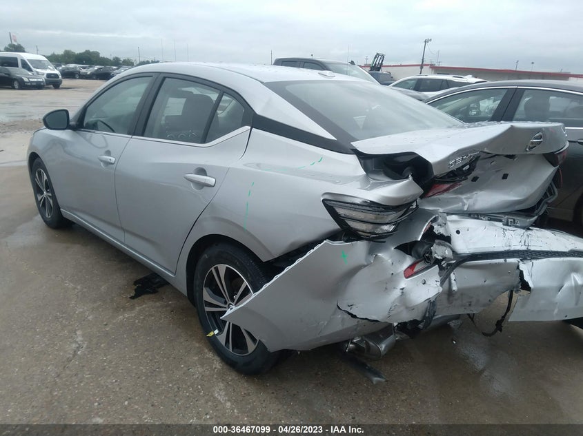 VIN 3N1AB8CV8PY242641 2023 NISSAN SENTRA SV