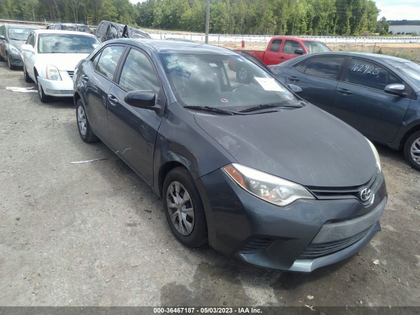 2015 TOYOTA COROLLA L/LE/S/S PLUS/LE PLUS - 2T1BURHE4FC411045