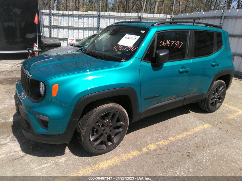 2021 JEEP RENEGADE 80TH ANNIVERSARY - ZACNJDBB6MPN33220