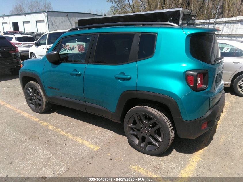 2021 JEEP RENEGADE 80TH ANNIVERSARY - ZACNJDBB6MPN33220