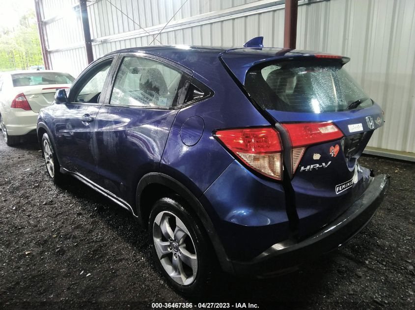 2016 HONDA HR-V LX - 3CZRU5H35GM713114