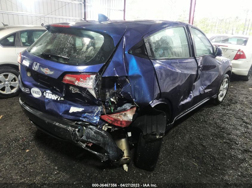 2016 HONDA HR-V LX - 3CZRU5H35GM713114