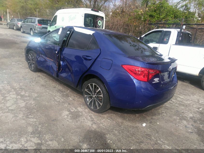 2017 TOYOTA COROLLA L/LE/XLE/SE - 2T1BURHEXHC774288