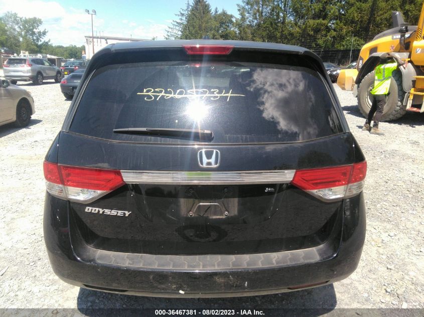 2016 HONDA ODYSSEY EX-L - 5FNRL5H68GB065629