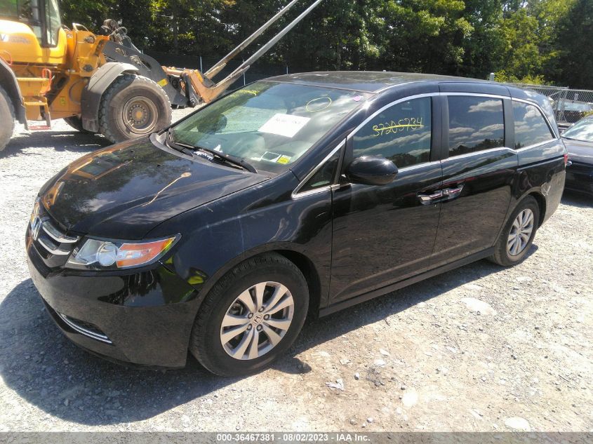 2016 HONDA ODYSSEY EX-L - 5FNRL5H68GB065629