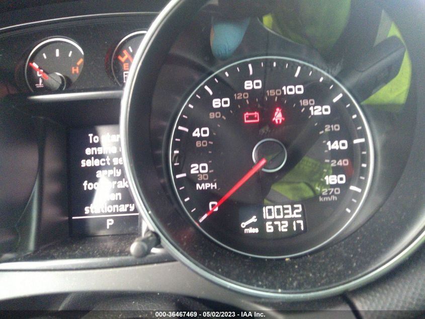 2013 AUDI TT 2.0T PREMIUM PLUS TRUBFAFK9D1016922