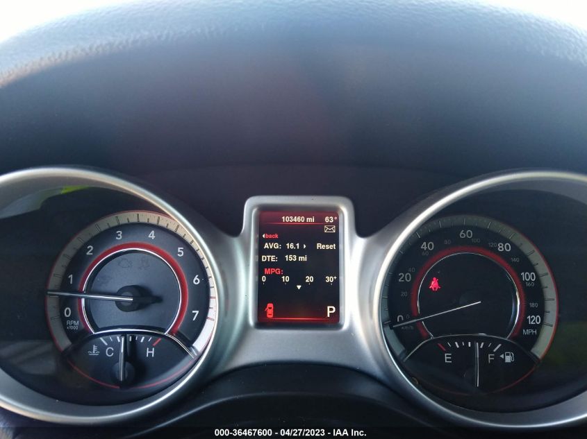 2016 DODGE JOURNEY SXT - 3C4PDDBG9GT135642