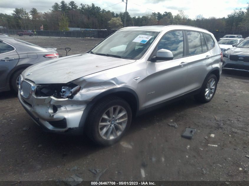 2015 BMW X3 XDRIVE28I - 5UXWX9C56F0D50051