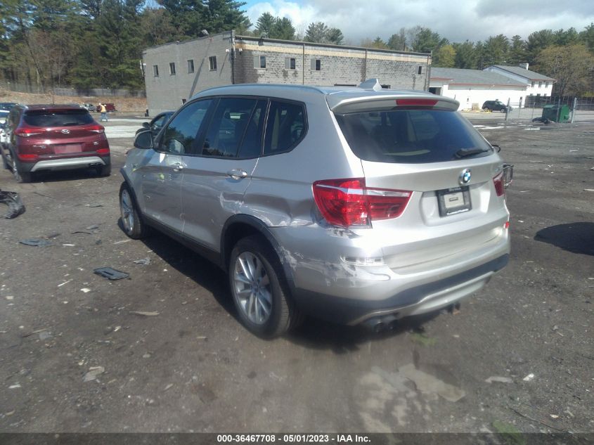 2015 BMW X3 XDRIVE28I - 5UXWX9C56F0D50051