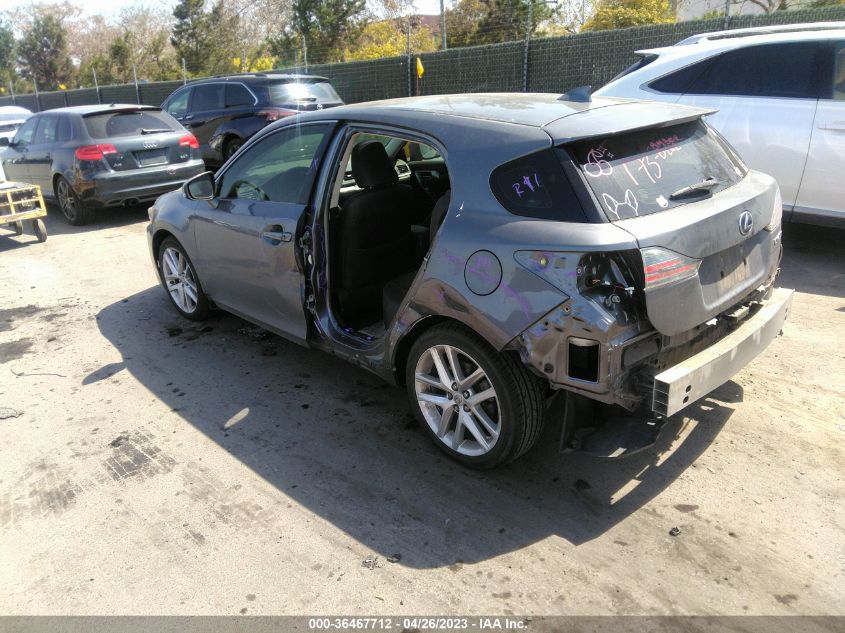 2014 LEXUS CT 200H HYBRID - JTHKD5BH6E2186828
