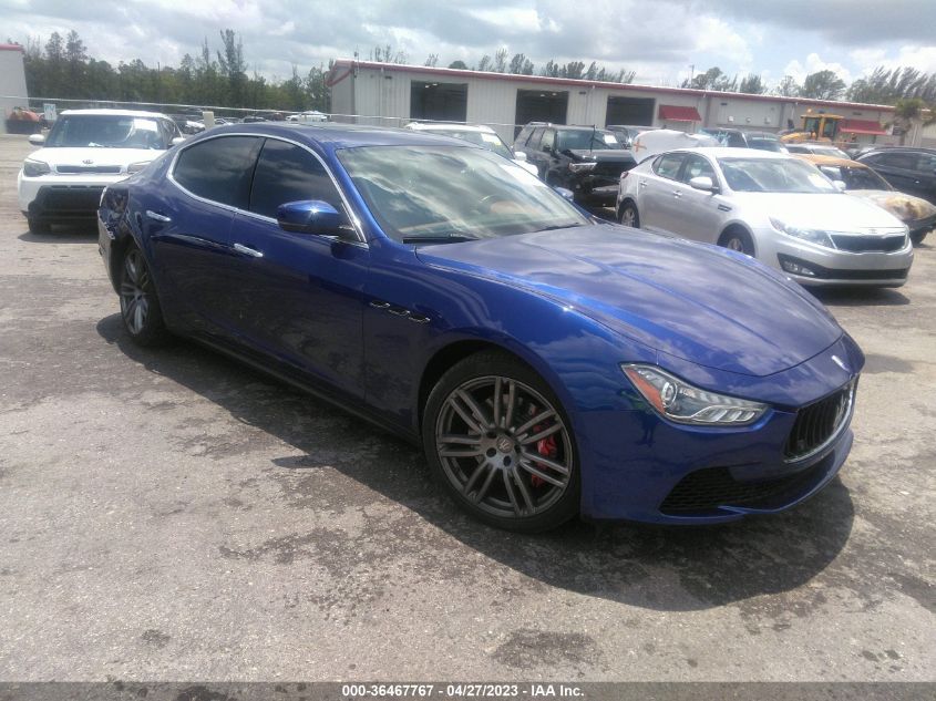 2017 MASERATI GHIBLI S Q4 - ZAM57RTS1H1216928