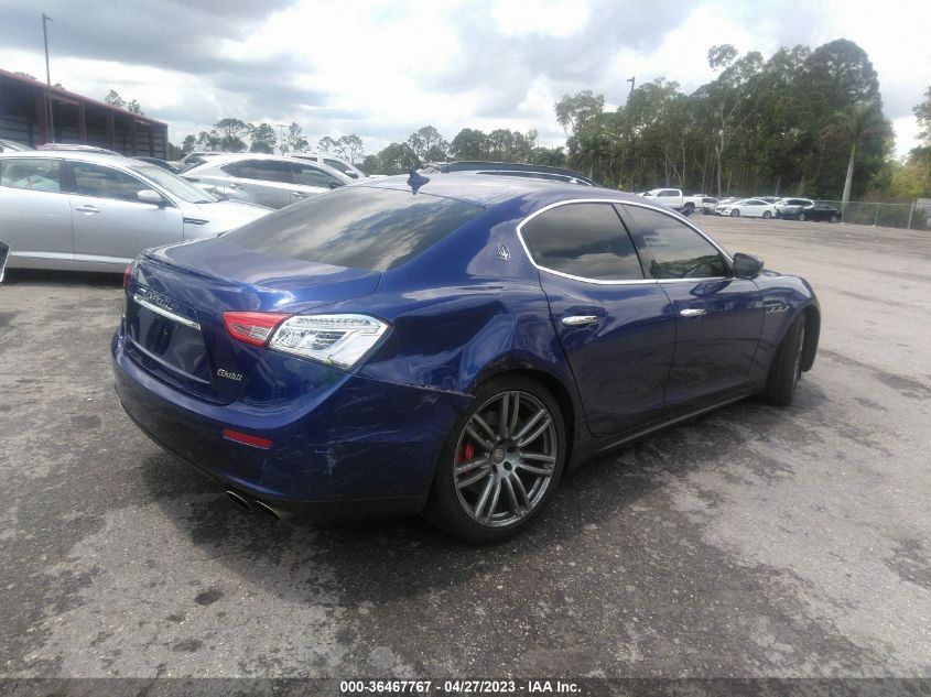 2017 MASERATI GHIBLI S Q4 - ZAM57RTS1H1216928