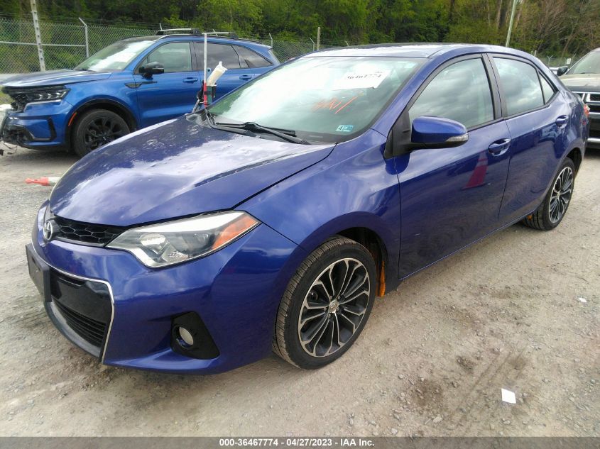 2014 TOYOTA COROLLA S - 2T1BURHEXEC043999