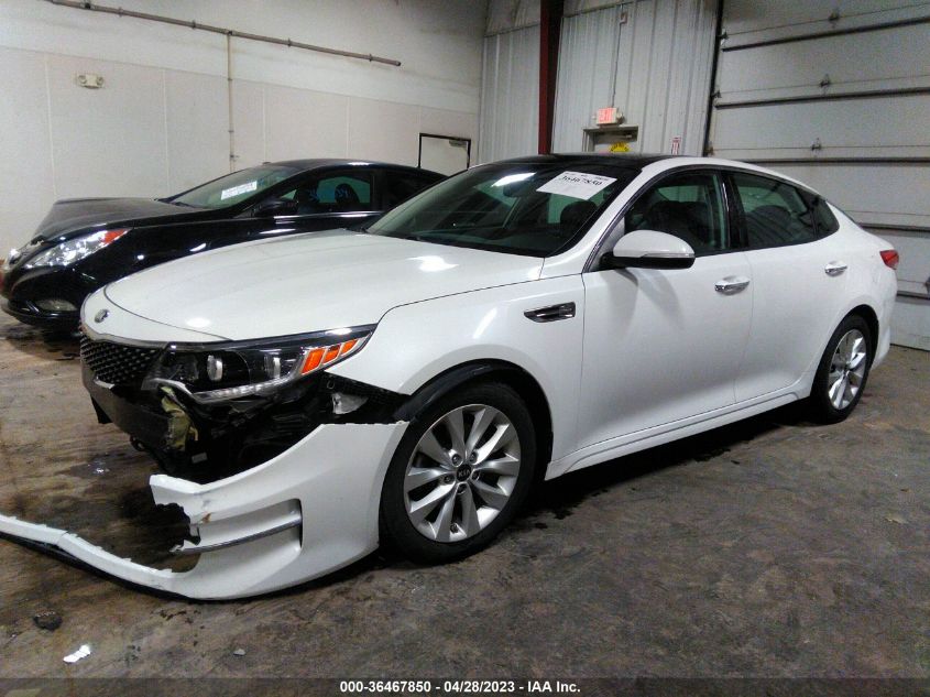 2016 KIA OPTIMA EX - 5XXGU4L38GG034907