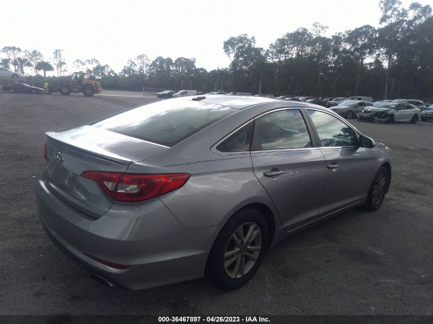 2016 HYUNDAI SONATA 2.4L SE - 5NPE24AF9GH350248