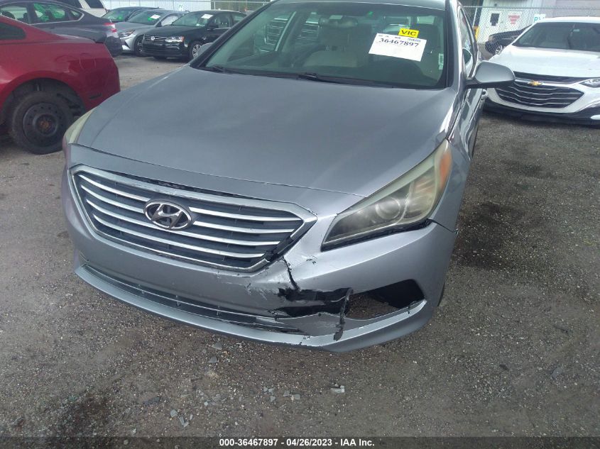 2016 HYUNDAI SONATA 2.4L SE - 5NPE24AF9GH350248