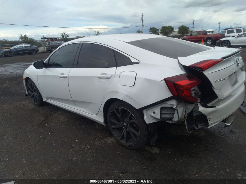2020 HONDA CIVIC SEDAN SPORT - 2HGFC2F81LH578720