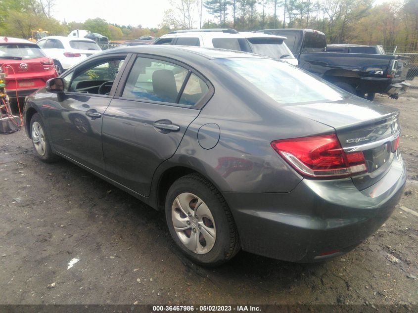 2013 HONDA CIVIC SDN LX - 2HGFB2F59DH560170