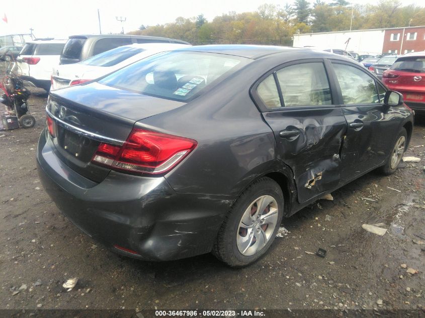 2013 HONDA CIVIC SDN LX - 2HGFB2F59DH560170