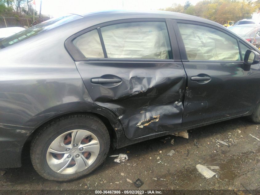 2013 HONDA CIVIC SDN LX - 2HGFB2F59DH560170