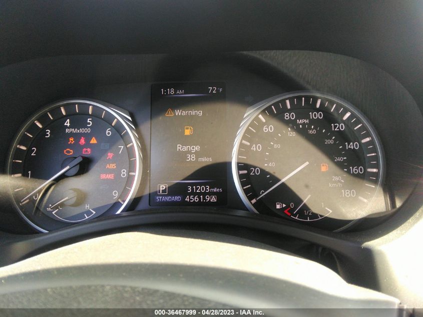 2018 INFINITI Q50 3.0T LUXE - JN1EV7AP9JM352938