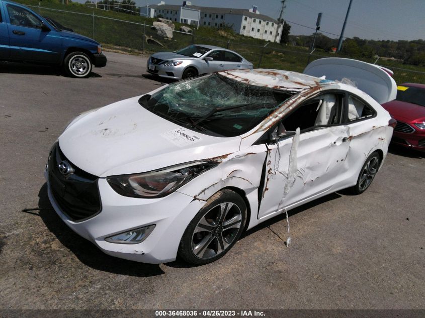 2014 HYUNDAI ELANTRA COUPE KMHDH6AH2EU024488