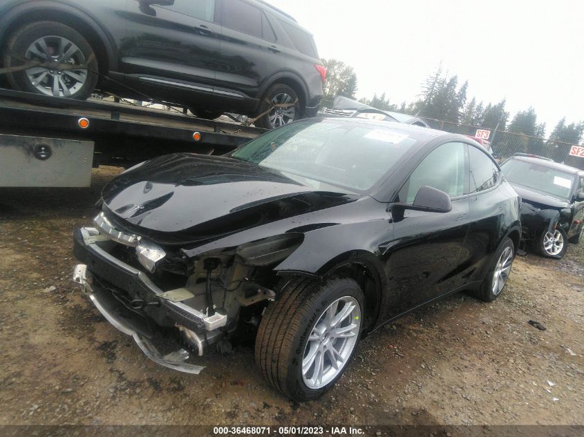 2022 TESLA MODEL Y LONG RANGE - 7SAYGDEE8NF572519