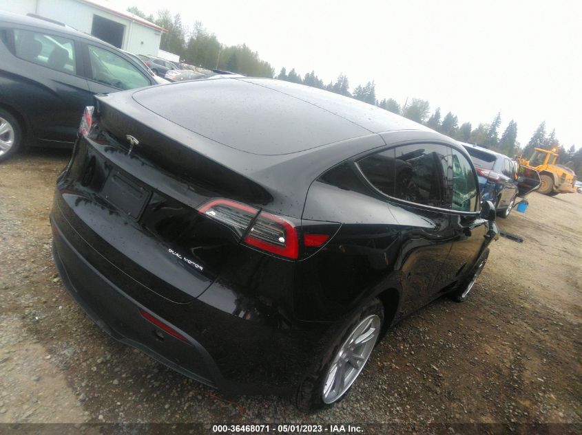 2022 TESLA MODEL Y LONG RANGE - 7SAYGDEE8NF572519