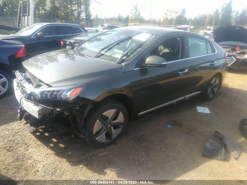 2021 HYUNDAI IONIQ HYBRID LIMITED - KMHC05LC6MU254905