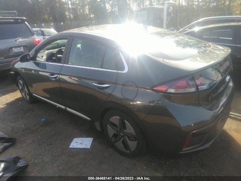 2021 HYUNDAI IONIQ HYBRID LIMITED - KMHC05LC6MU254905