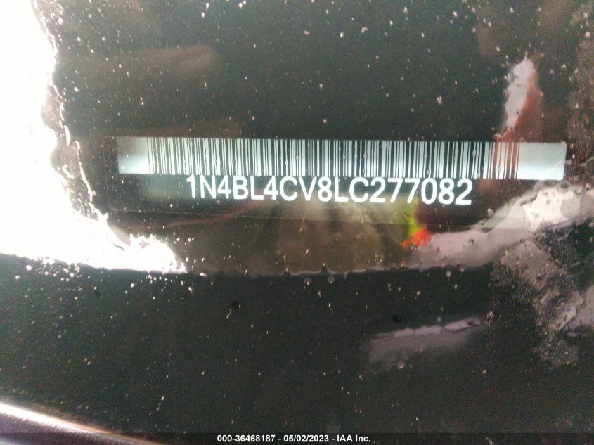 2020 NISSAN ALTIMA 2.5 SR - 1N4BL4CV8LC277082