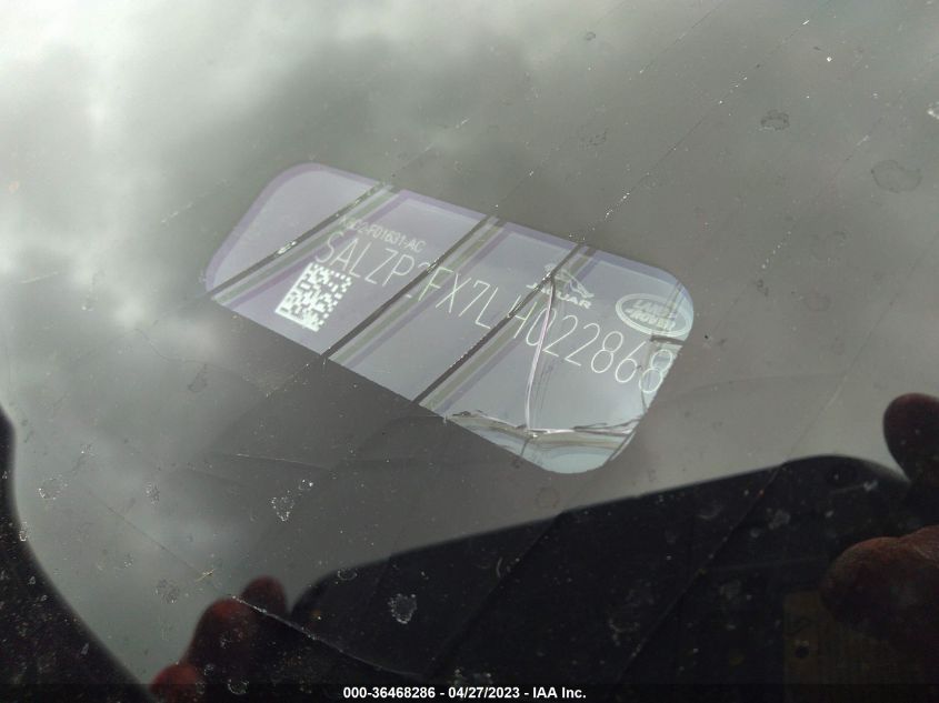 2020 LAND ROVER RANGE ROVER EVOQUE SE - SALZP2FX7LH022868