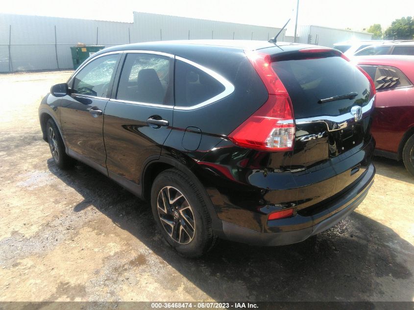 2016 HONDA CR-V SE - 5J6RM3H46GL024780