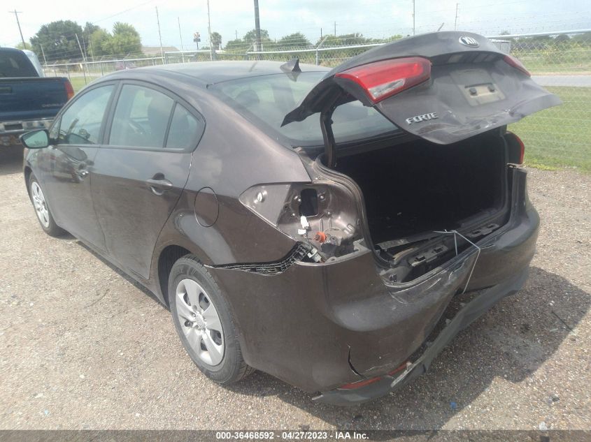 2017 KIA FORTE LX - 3KPFK4A76HE118998