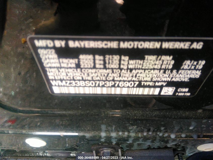 2023 MINI COUNTRYMAN JOHN COOPER WORKS WMZ33BS07P3P76907