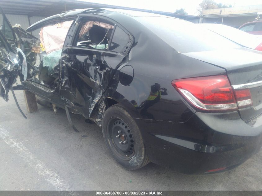 2013 HONDA CIVIC SDN LX - 2HGFB2F57DH503711