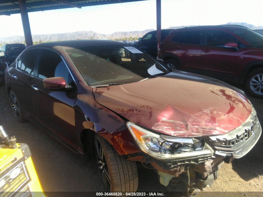 2017 HONDA ACCORD SEDAN SPORT - 1HGCR2F51HA041648