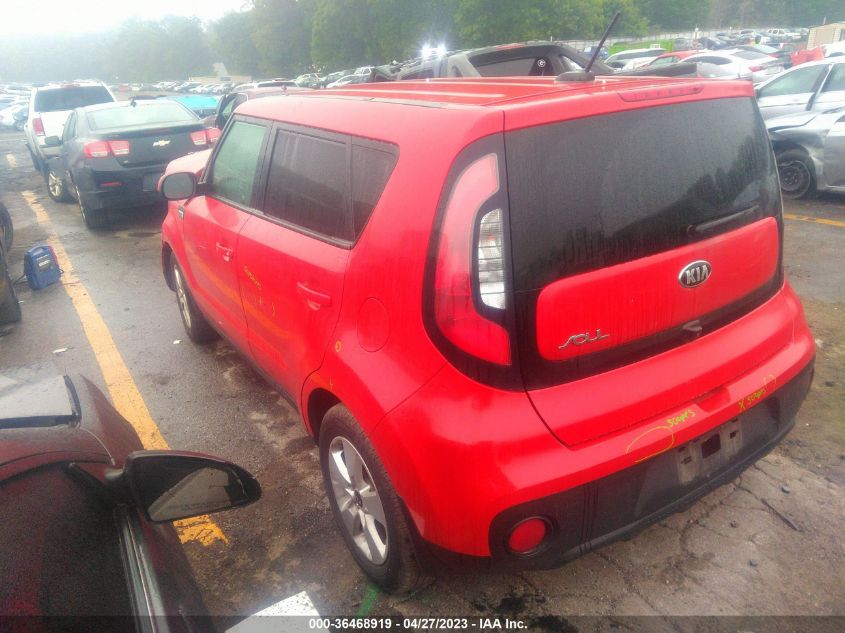 2019 KIA SOUL BASE - KNDJN2A25K7006887