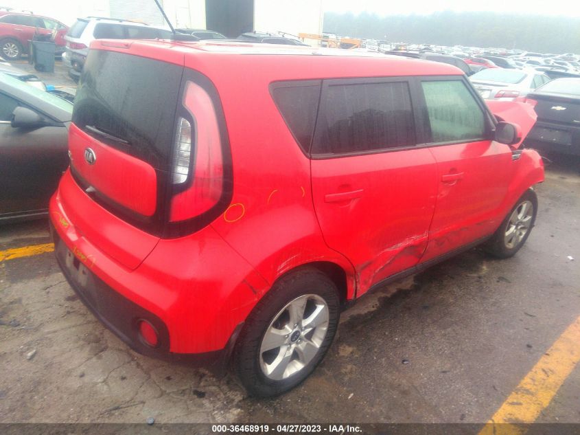 2019 KIA SOUL BASE - KNDJN2A25K7006887