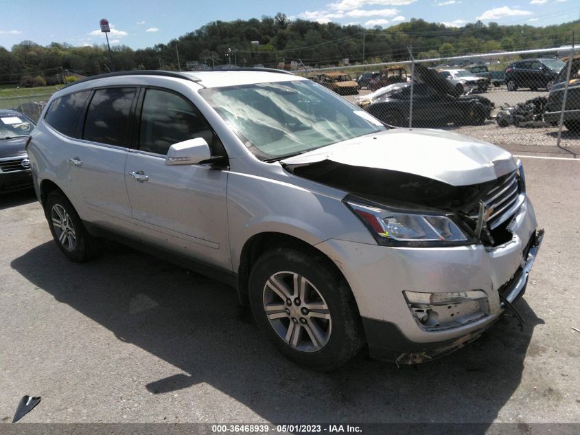 2015 CHEVROLET TRAVERSE LT - 1GNKRHKD2FJ354450