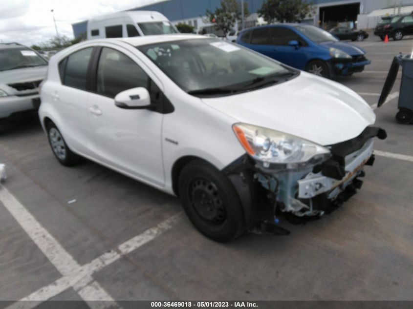 2013 TOYOTA PRIUS C ONE/TWO/THREE/FOUR - JTDKDTB33D1050350