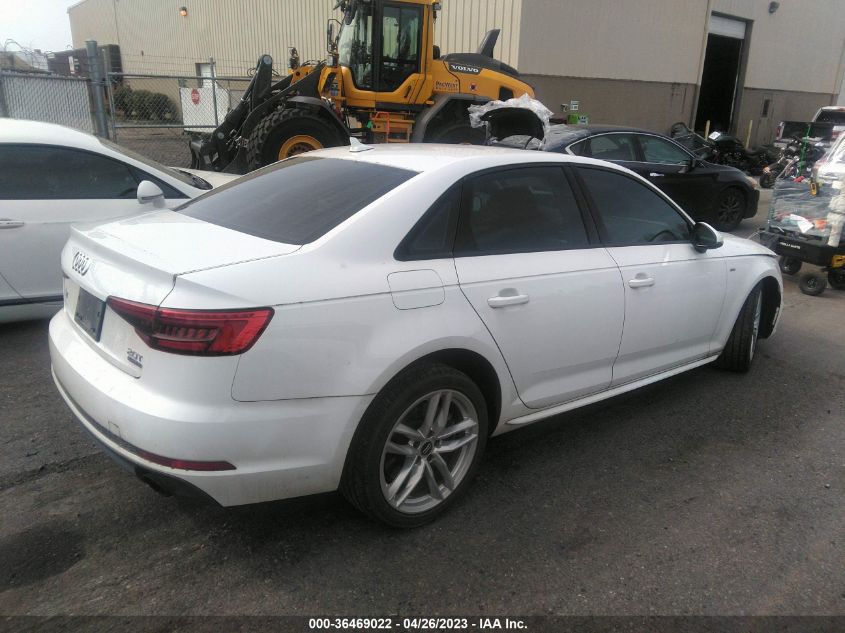 2017 AUDI A4 SEASON OF AUDI PREMIUM - WAUDNAF45HN041495