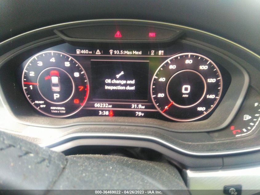 2017 AUDI A4 SEASON OF AUDI PREMIUM - WAUDNAF45HN041495