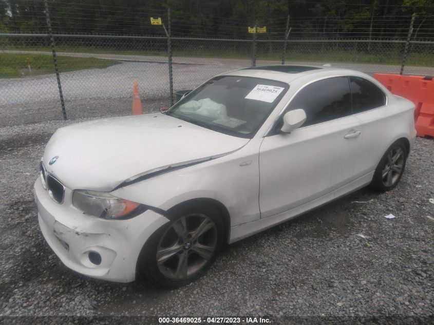 2013 BMW 1 SERIES 128I - WBAUP7C58DVP25638