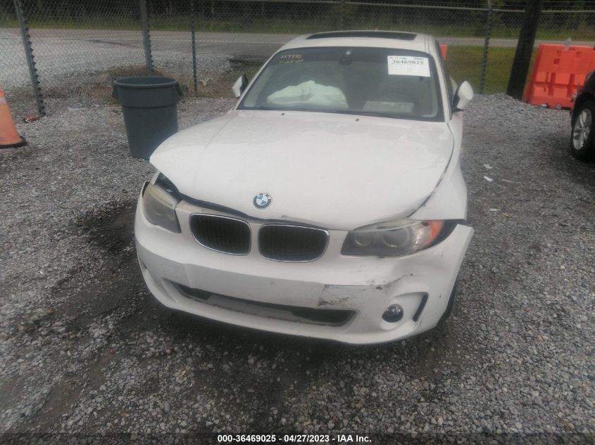 2013 BMW 1 SERIES 128I - WBAUP7C58DVP25638