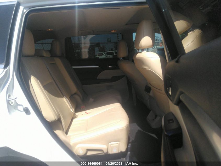 2019 TOYOTA HIGHLANDER XLE - 5TDJZRFH8KS707553