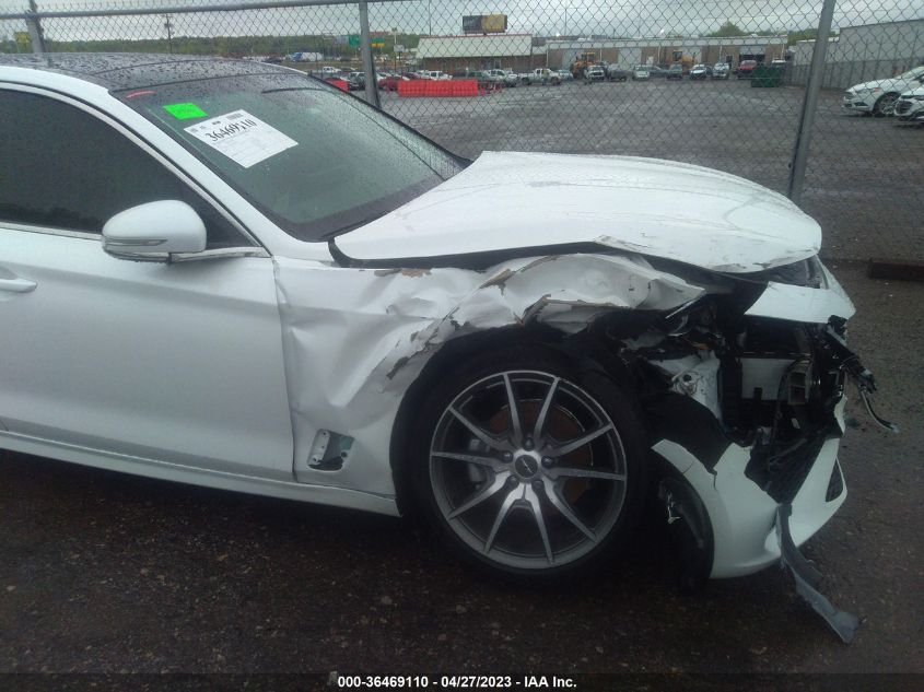 2022 GENESIS G70 2.0T - KMTG34TA0NU089832