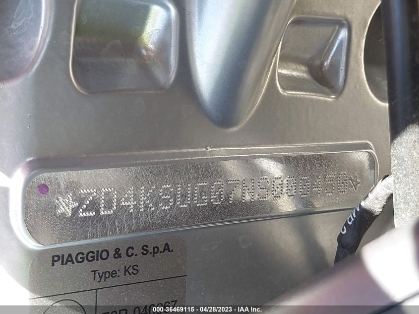 2022 APRILIA RS 660 ZD4KSUG07NS000450