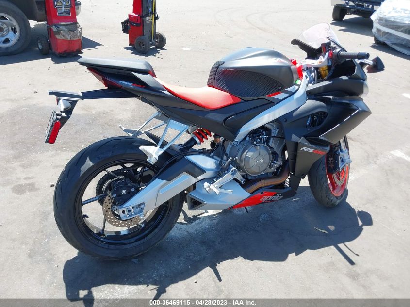 2022 APRILIA RS 660 ZD4KSUG07NS000450